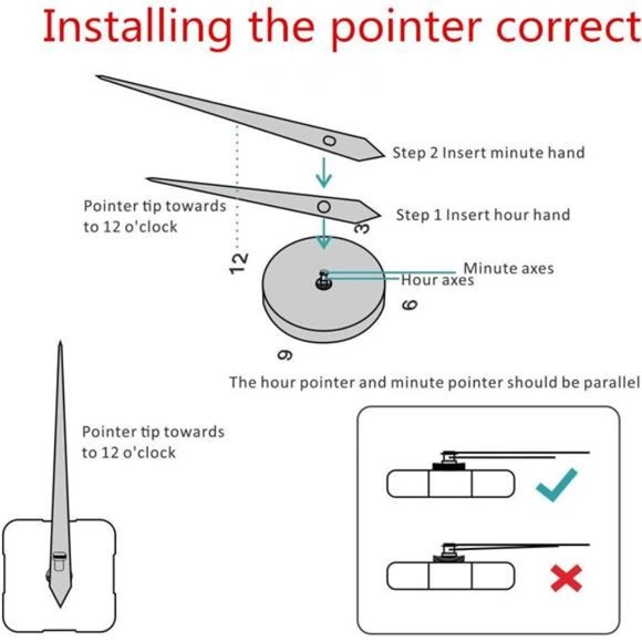 Large 3D Frameless Wall Clock Stickers DIY WallDecoration for LivingRoom Bedroom - Picture 4 of 7